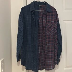 Multi print flannel